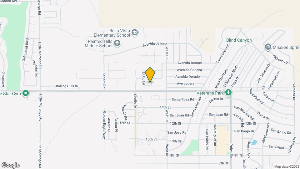 9939 Vía Real Map and Location Details