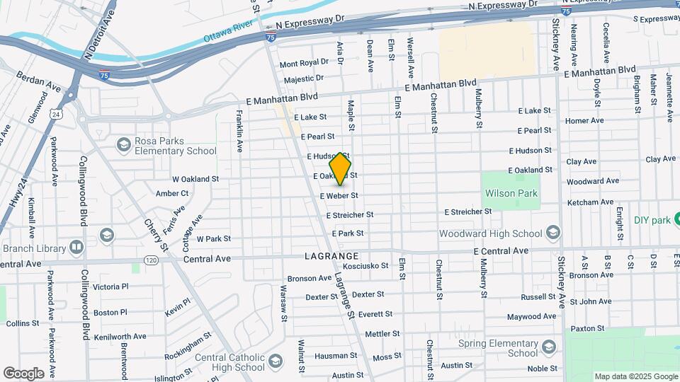 243 E Weber St Map and Location Details