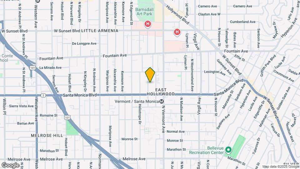 1138 N Berendo St Map and Location Details