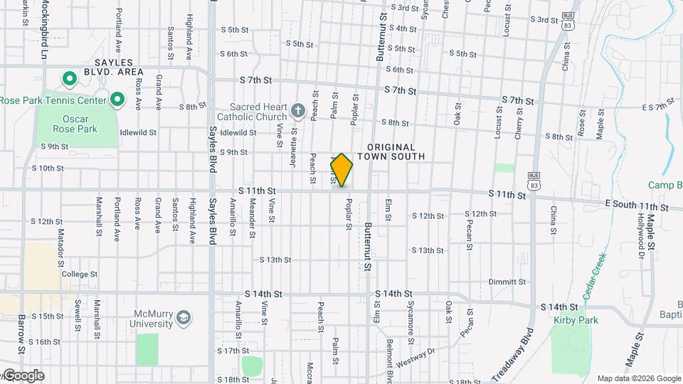 1433 S 11th St Map and Location Details