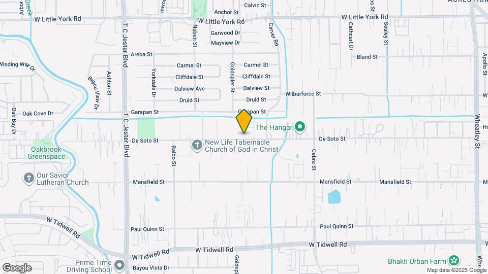 2630 De Soto St Map and Location Details