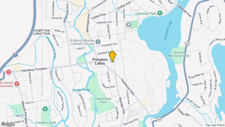 Pompton Hills Apartments Map and Location Details
