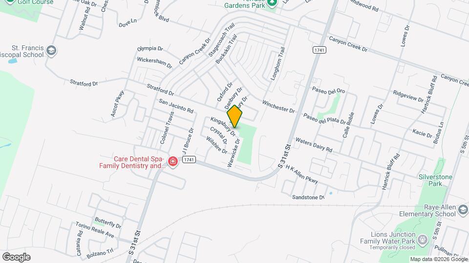 2314 Kingsbury Dr Map and Location Details