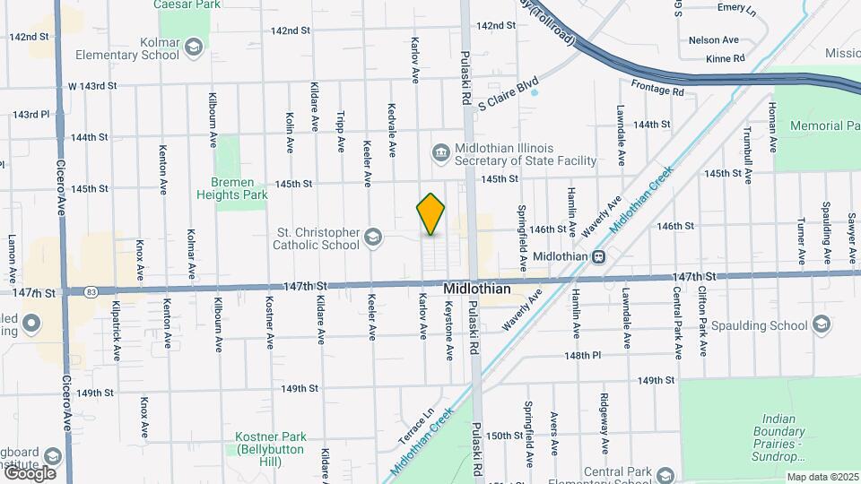 14607 Karlov Ave Map and Location Details