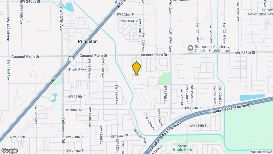 12964 SW 251st St Map and Location Details