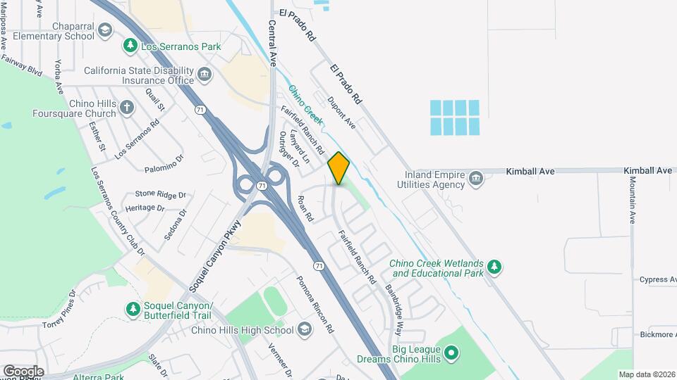 15704 Danbury Way Map and Location Details