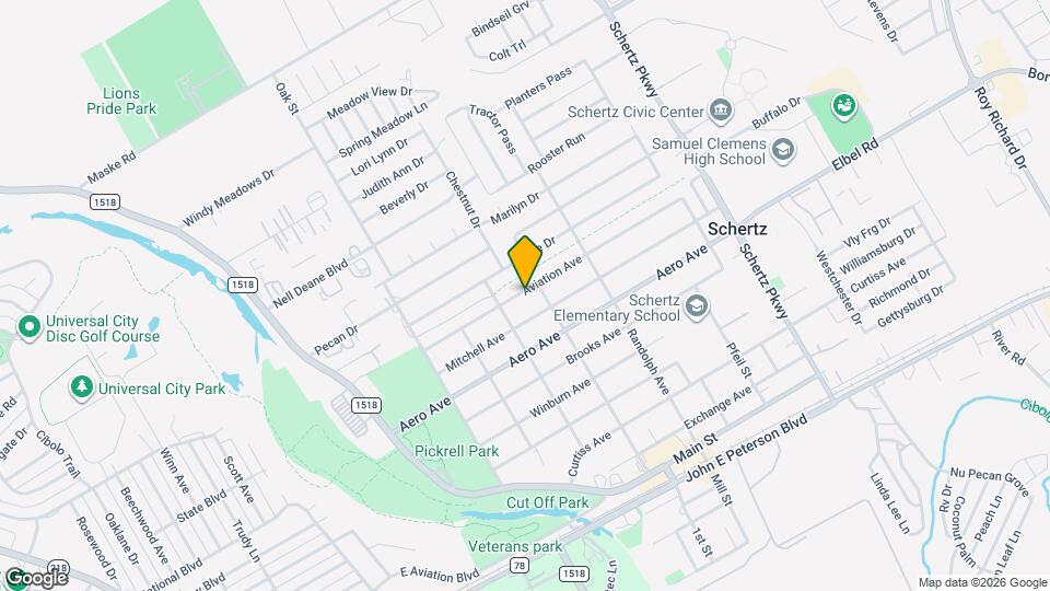 408 Aviation Ave Map and Location Details