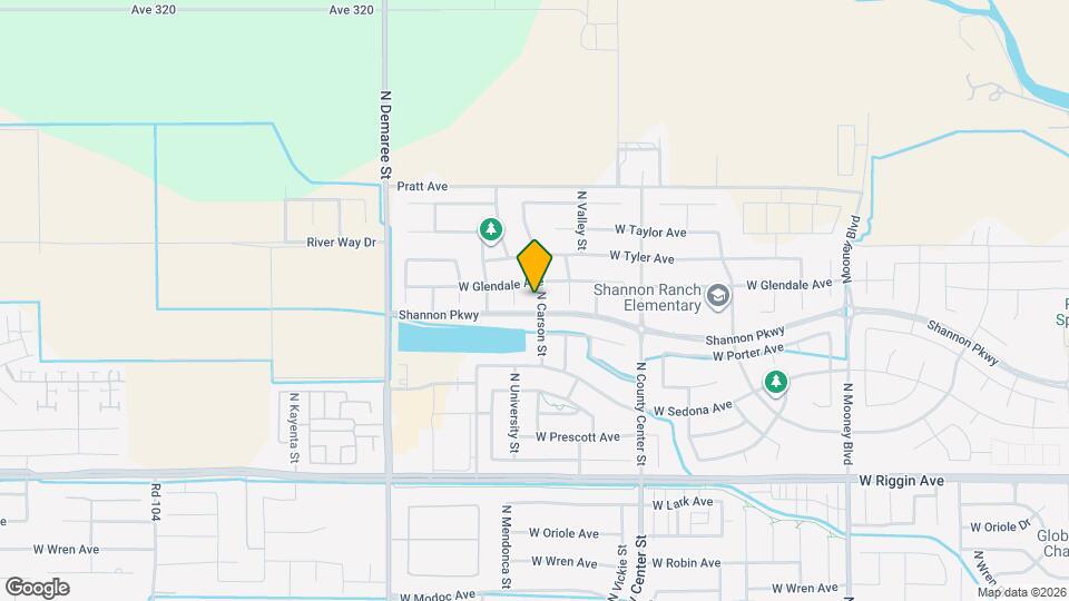 3611 N Carson St Map and Location Details