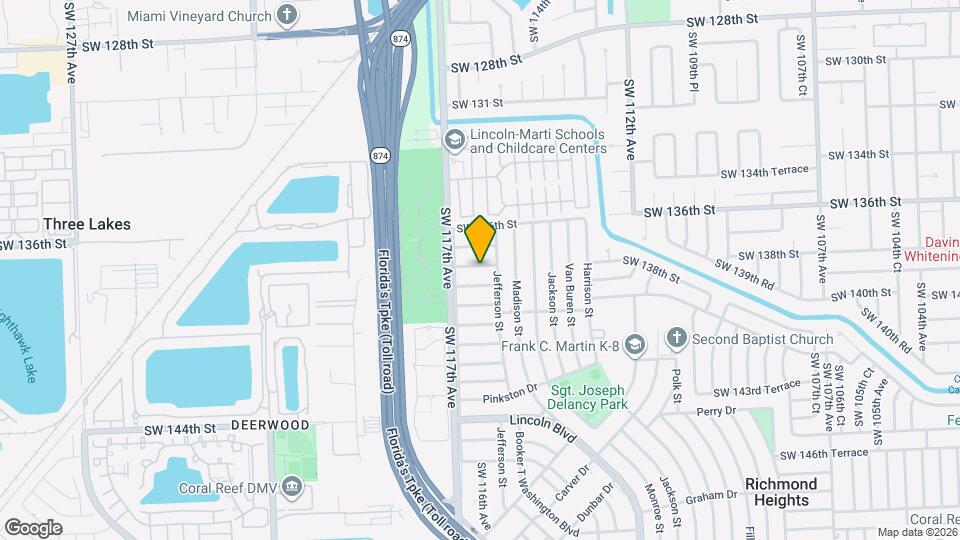 11520 SW 138th St Map and Location Details