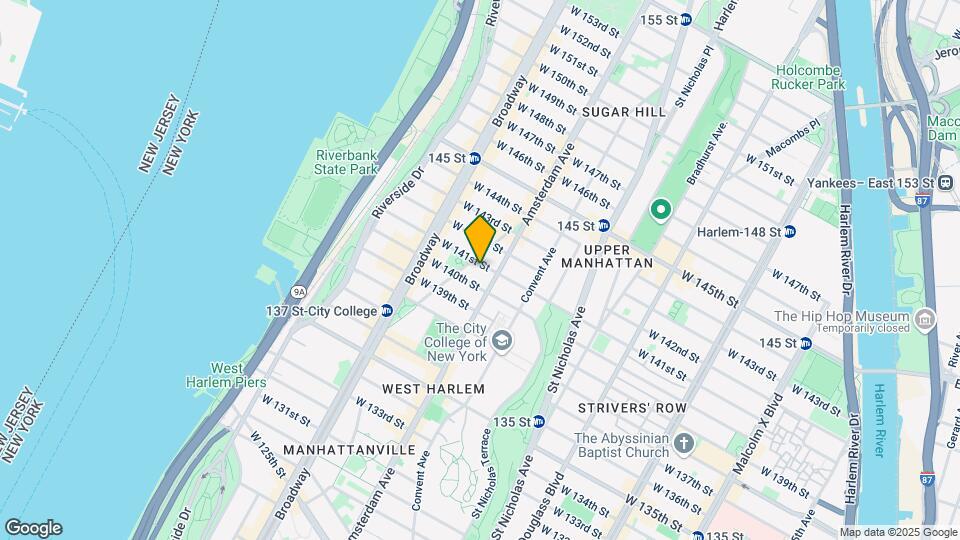 504 W 141st St Map and Location Details