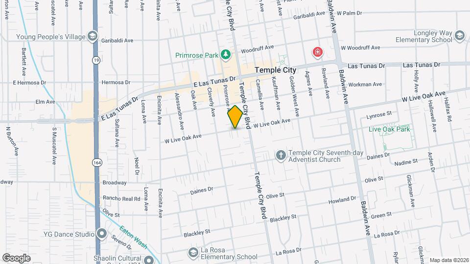 9548 E Live Oak Ave Map and Location Details