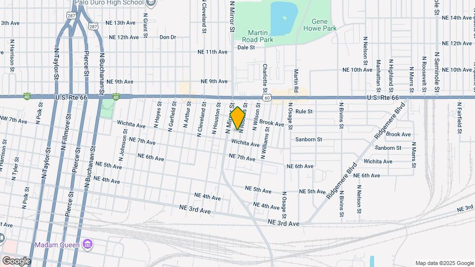 719 N Roberts St Map and Location Details