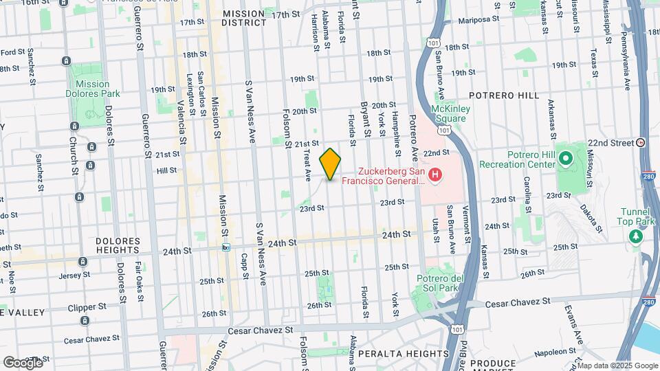 2625 Harrison St Mapa y Detalles de la Ubicación