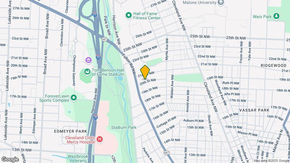 1607 20th St NW Map and Location Details