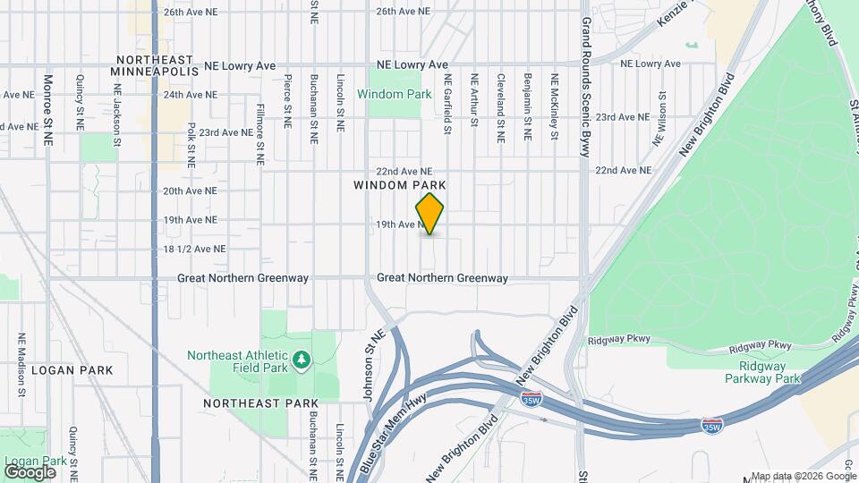 1837 Hayes St NE, Unit 1837 Map and Location Details