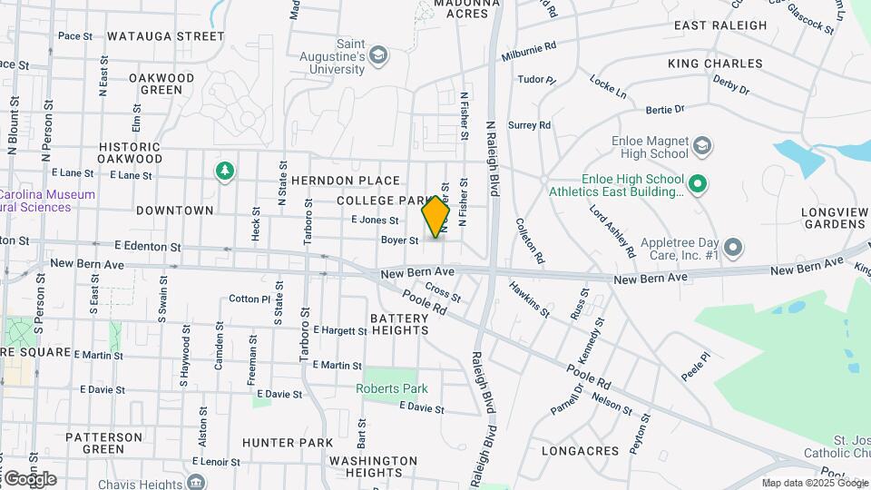 1510 Boyer St Map and Location Details