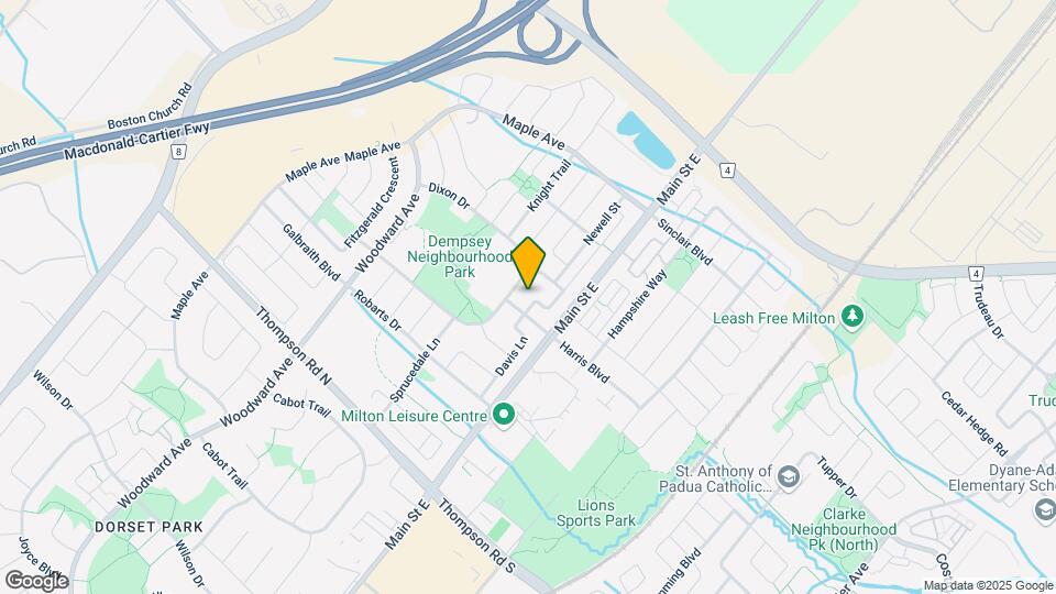 1193 Mowat Ln Map and Location Details
