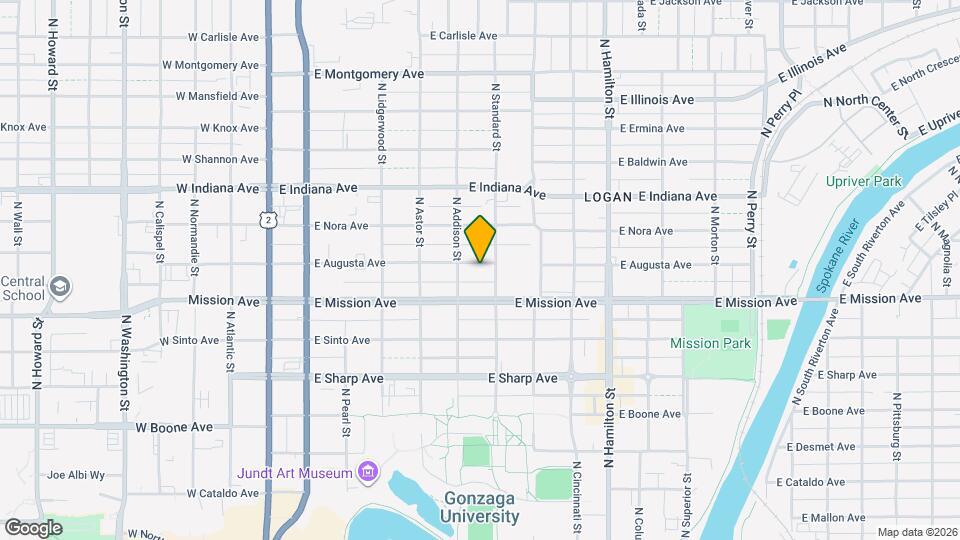 518 E Augusta Ave Map and Location Details