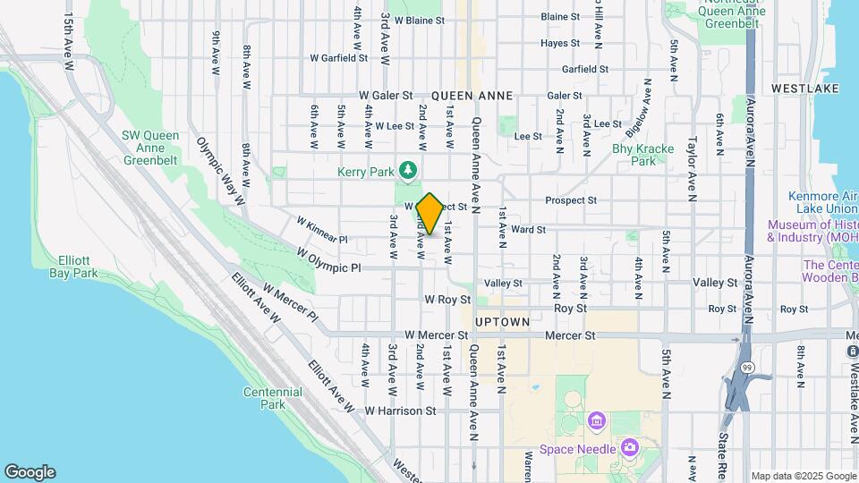 117 W Kinnear Pl Map and Location Details