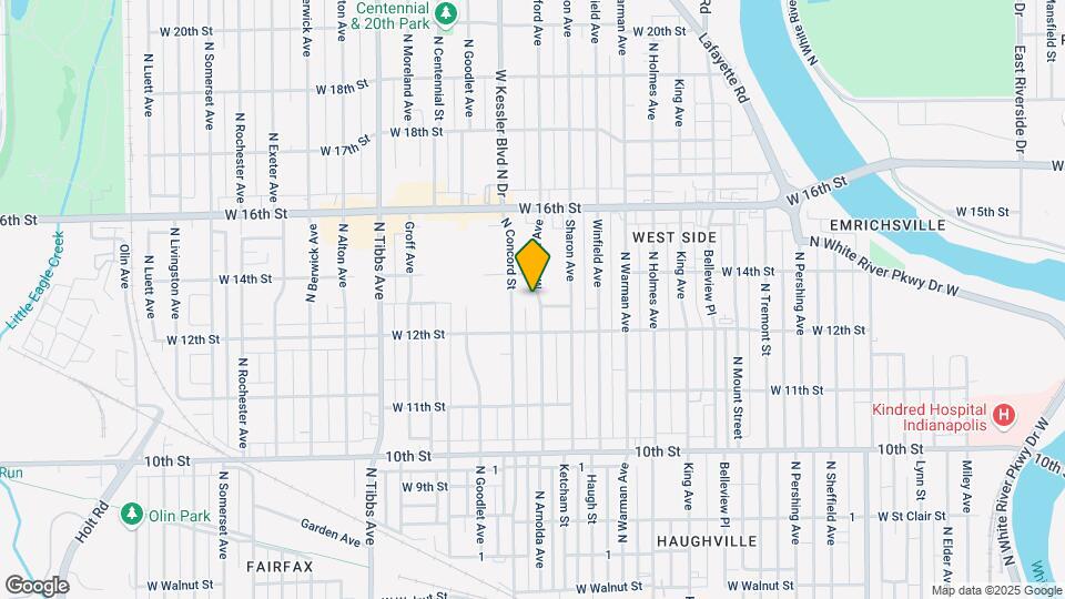 1308 Medford Ave Map and Location Details