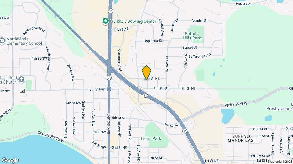 805-1/2 4th Ave NE Map and Location Details