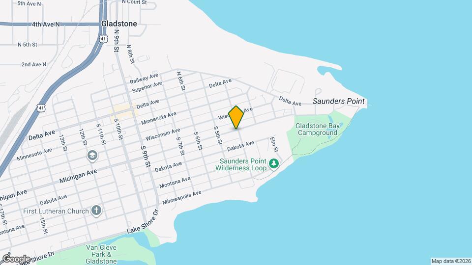 421 Michigan Ave Map and Location Details