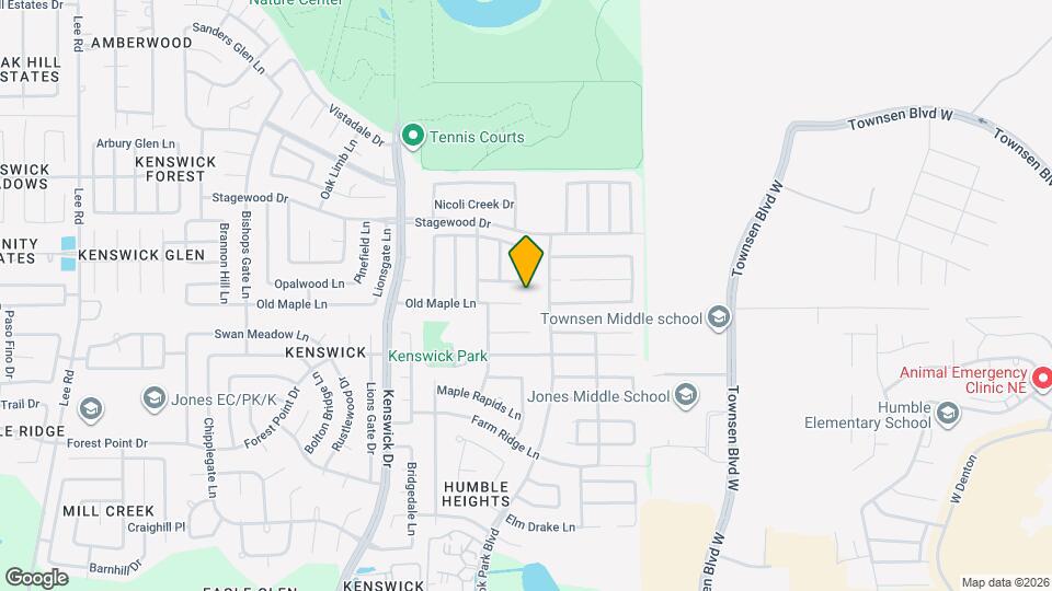 8835 Old Maple Ln Map and Location Details