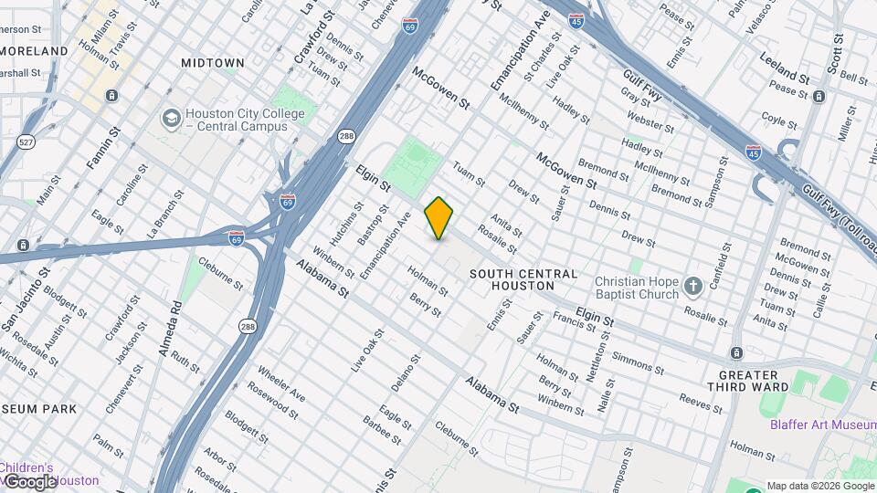 3312 Live Oak St Mapa y Detalles de la Ubicación