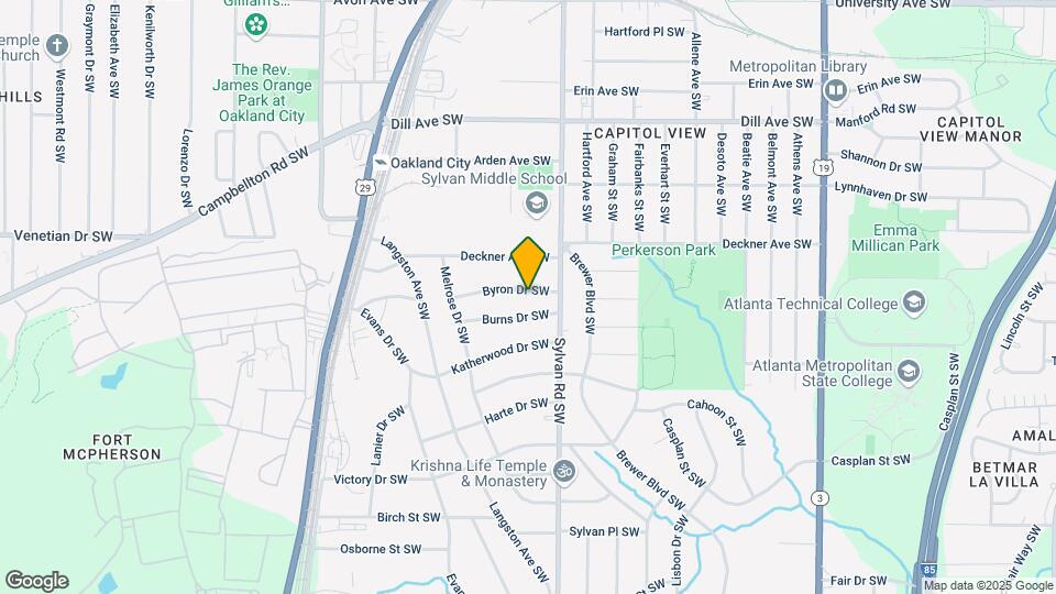 954 Byron Dr SW Map and Location Details
