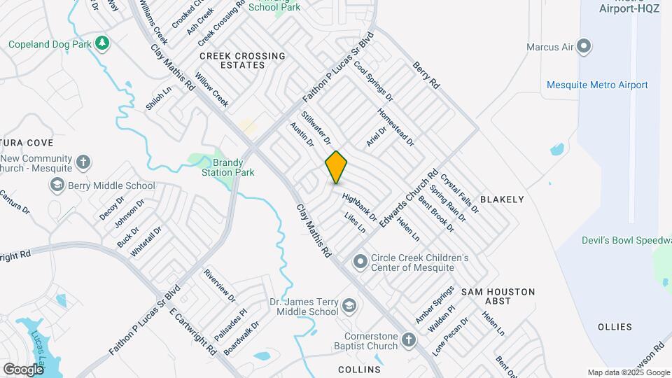 2302 Highbank Dr Map and Location Details
