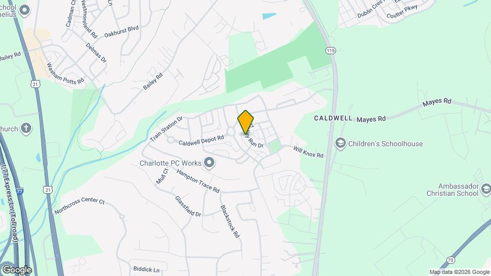 10637 Trolley Run Dr Map and Location Details