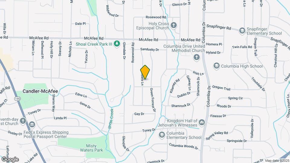 2156 Barbara Ln, Unit Single Family Home Map and Location Details