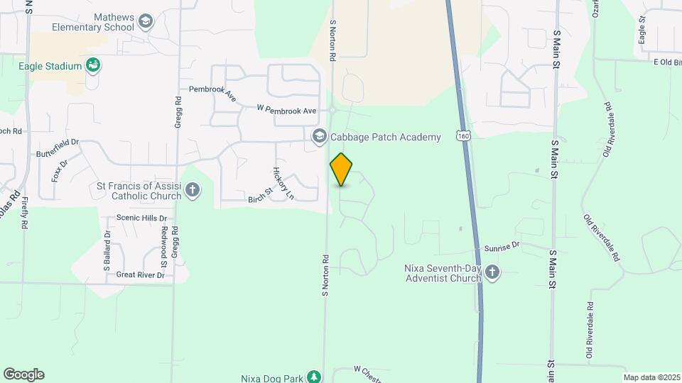 896 S Silverwood Ln Mapa y Detalles de la Ubicación