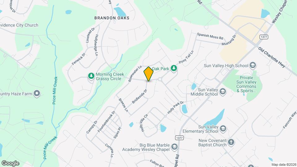 1005 Bridleside Dr Mapa y Detalles de la Ubicación