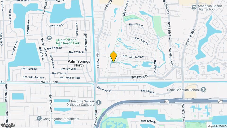 17362 NW 74th Ave Map and Location Details