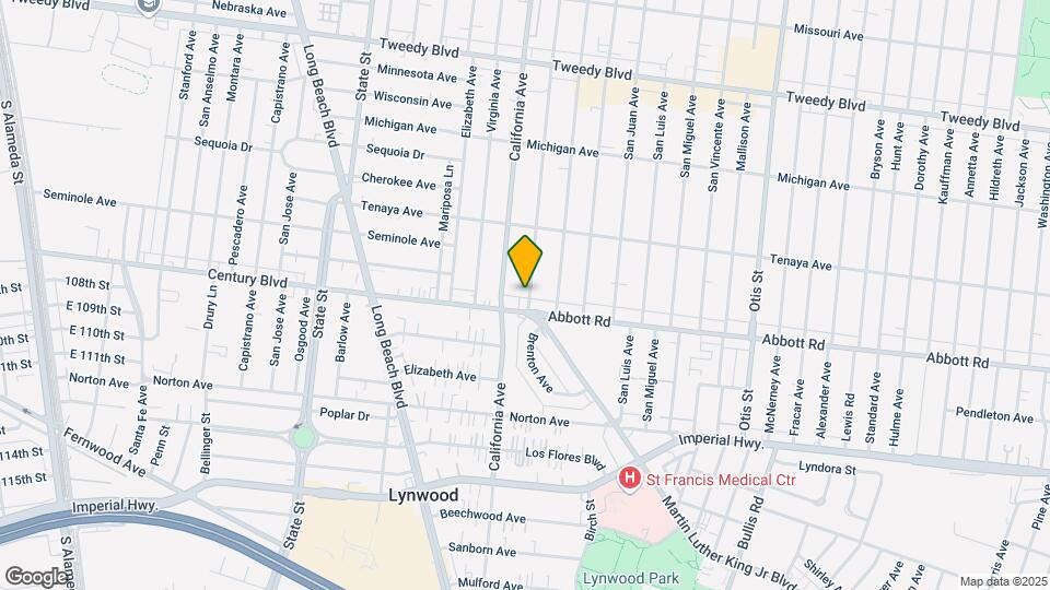 10617 San Antonio Ave Mapa y Detalles de la Ubicación