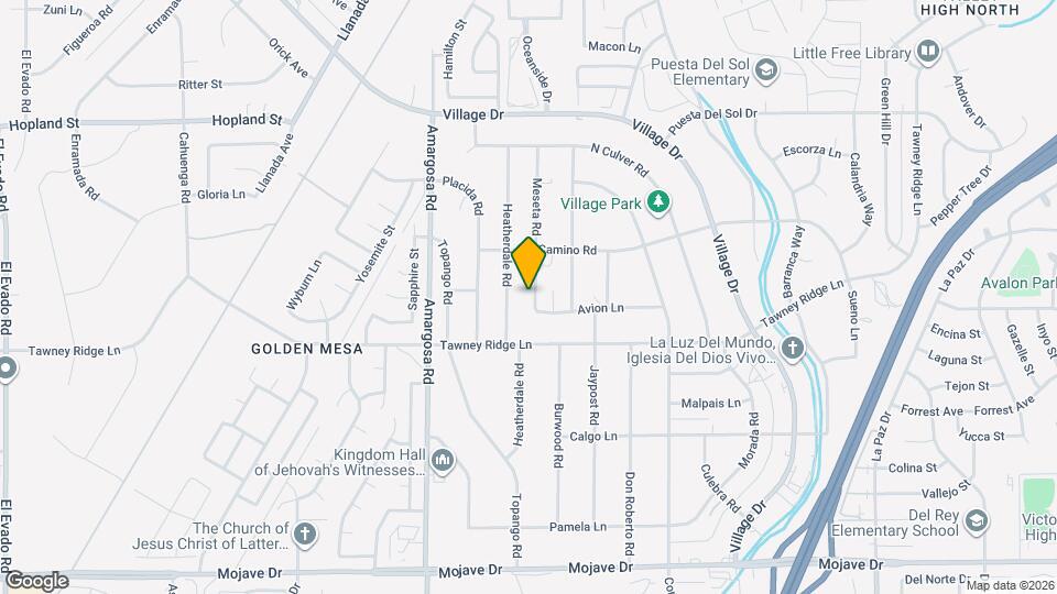 15756 Meseta Rd Mapa y Detalles de la Ubicación