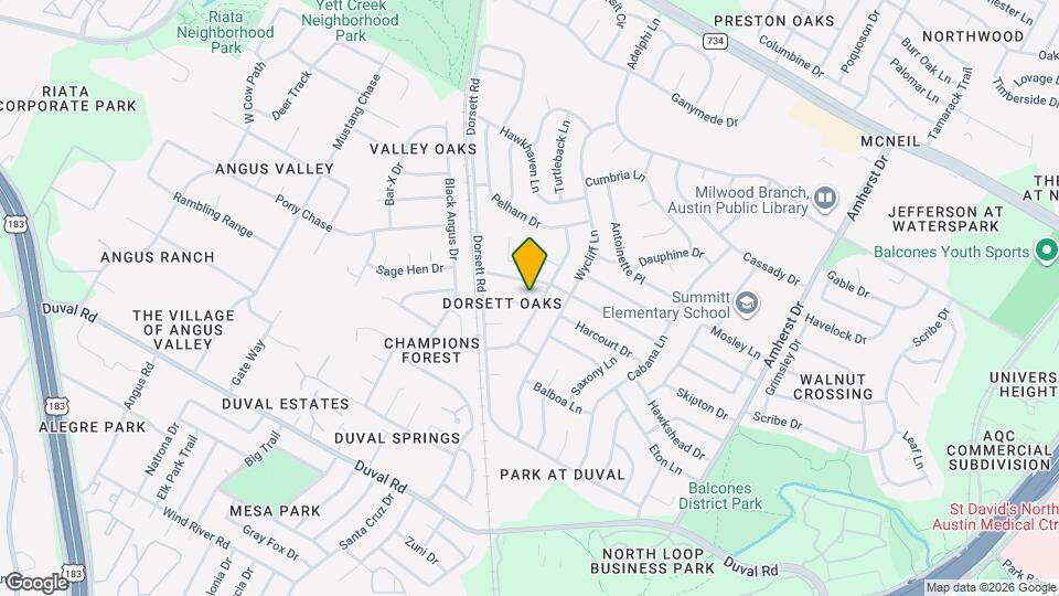 4502 Brown Bark Pl, Unit A Map and Location Details