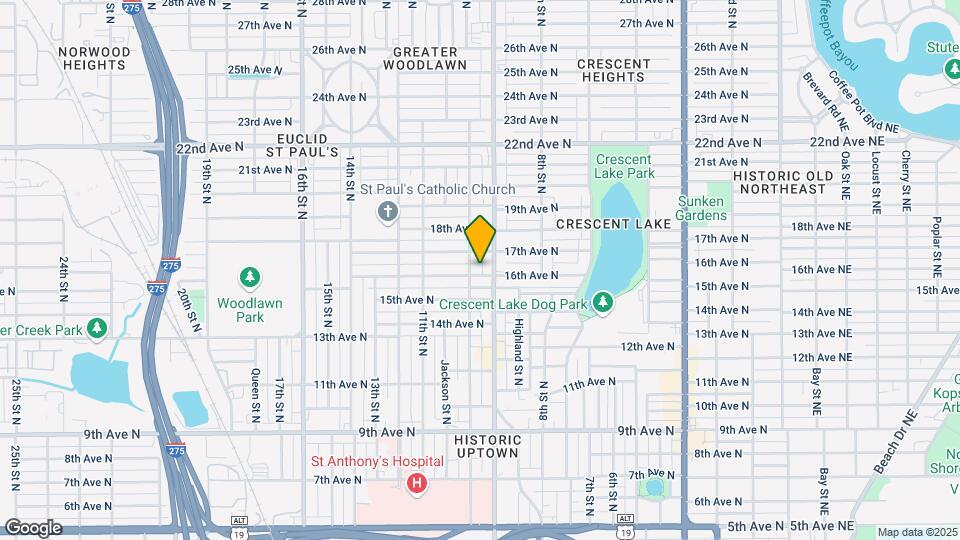 919 16th Ave N Map and Location Details
