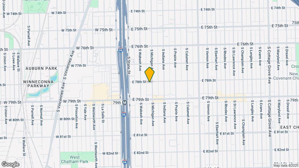7800 S Michigan Ave Map and Location Details