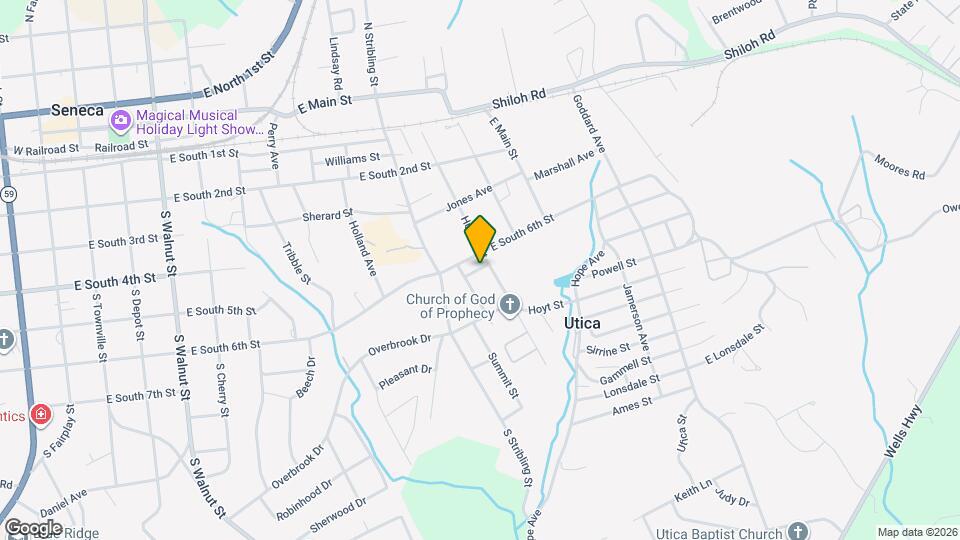 102 Linda Dr Map and Location Details