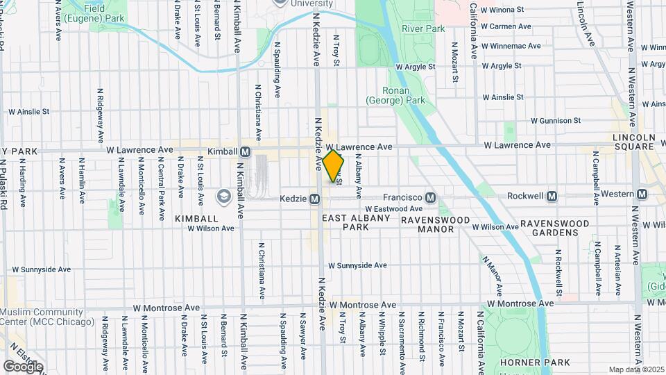 3139 W Leland Ave, Unit #B Map and Location Details