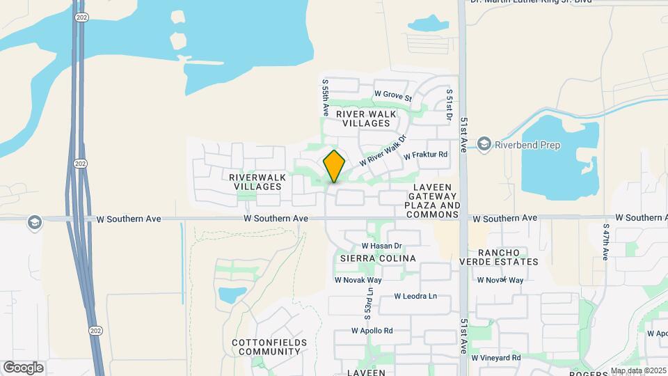 5802 S 54th Ln Map and Location Details