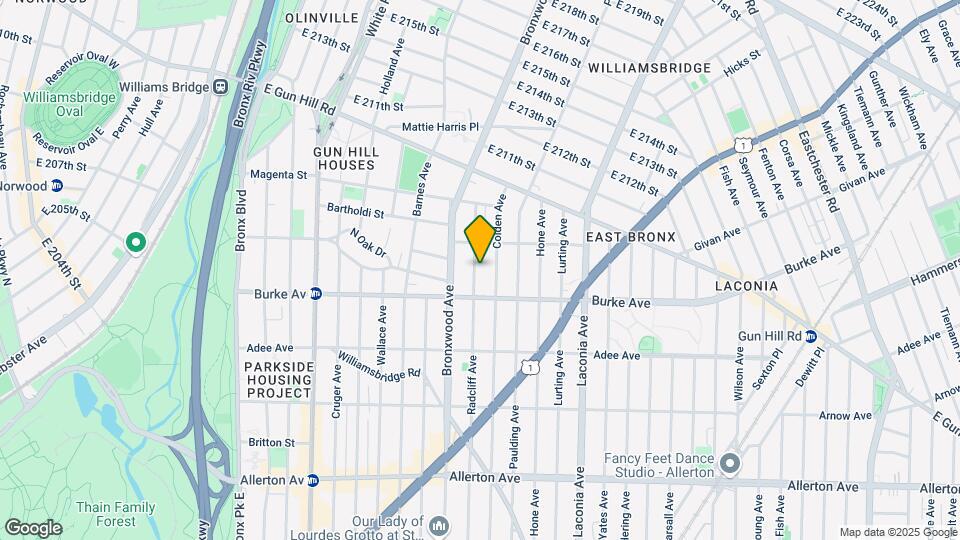 3224 Radcliff Ave Mapa y Detalles de la Ubicación