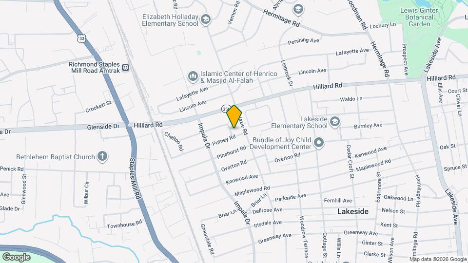 6903 Princess Rd Map and Location Details