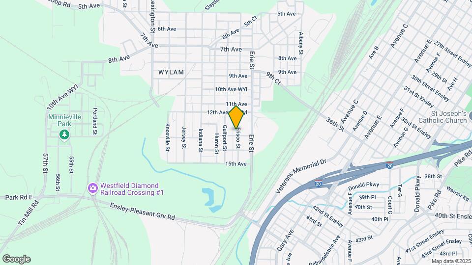 1236 Frisco St Map and Location Details