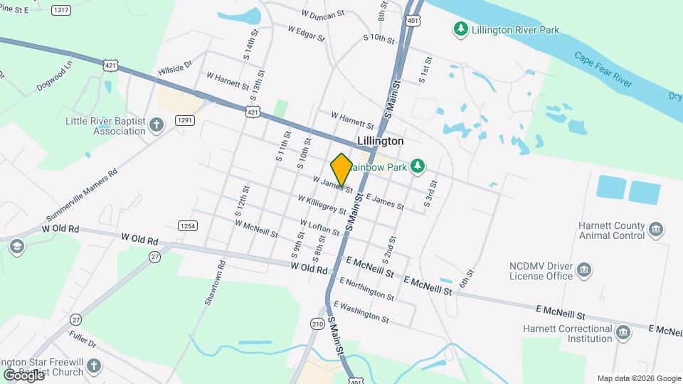 1001 S 8th St Map and Location Details