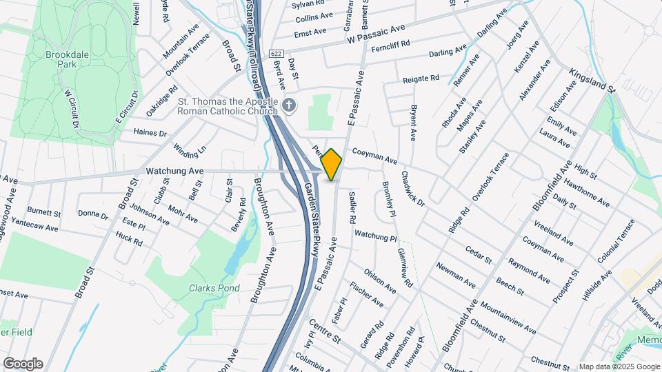 530 E Passaic Ave Map and Location Details