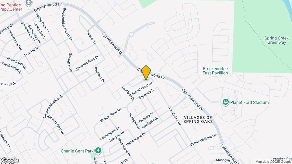 5034 Colony Hurst Trail Map and Location Details