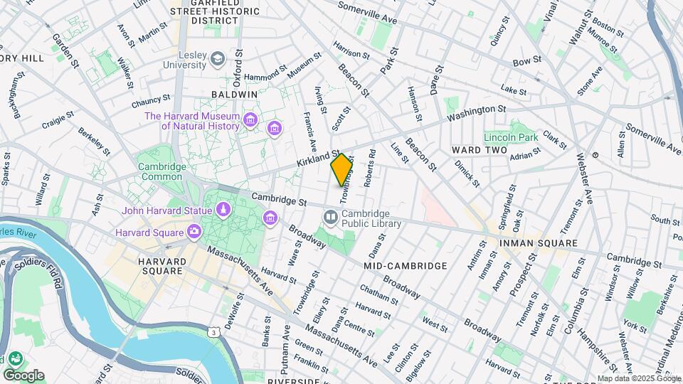 85 Trowbridge St Map and Location Details